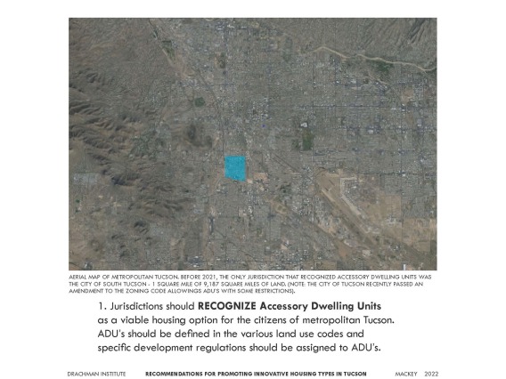 Identification of Limits to Development of Innovative Affordable Housing Types in the Tucson Area