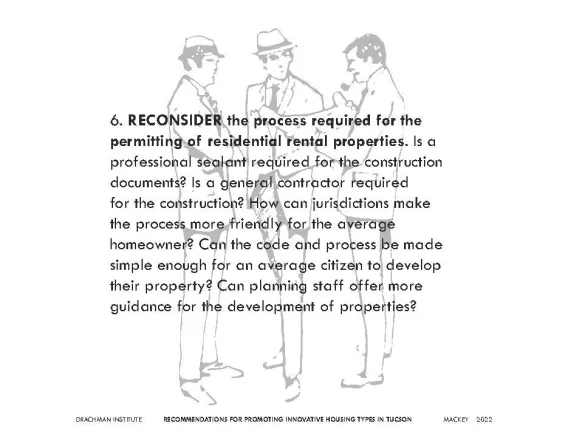 Identification of Limits to Development of Innovative Affordable Housing Types in the Tucson Area