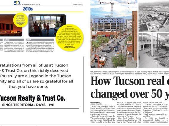 50 Years of Commercial Real Estate Development in Tucson