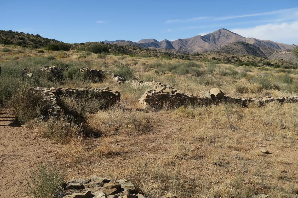 Apache Pass Stage Station looking towards Apache Pass